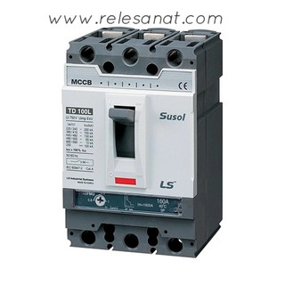 کلید LS اتوماتیک ABH103C/100 – 100 آمپر سه پل MCCB حرارتی-مغناطیسی با قدرت قطع ۲۵kA