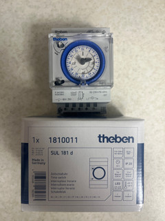 تایمر ریلی ذخیرهدار تبن مدل Theben SUL 181 d | تایمر آنالوگ 24 ساعته DIN Rail